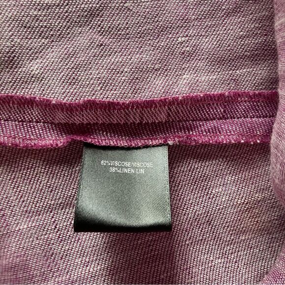 Lafayette 148âPurple Linen Blazer L EUC - Picture 3 of 10